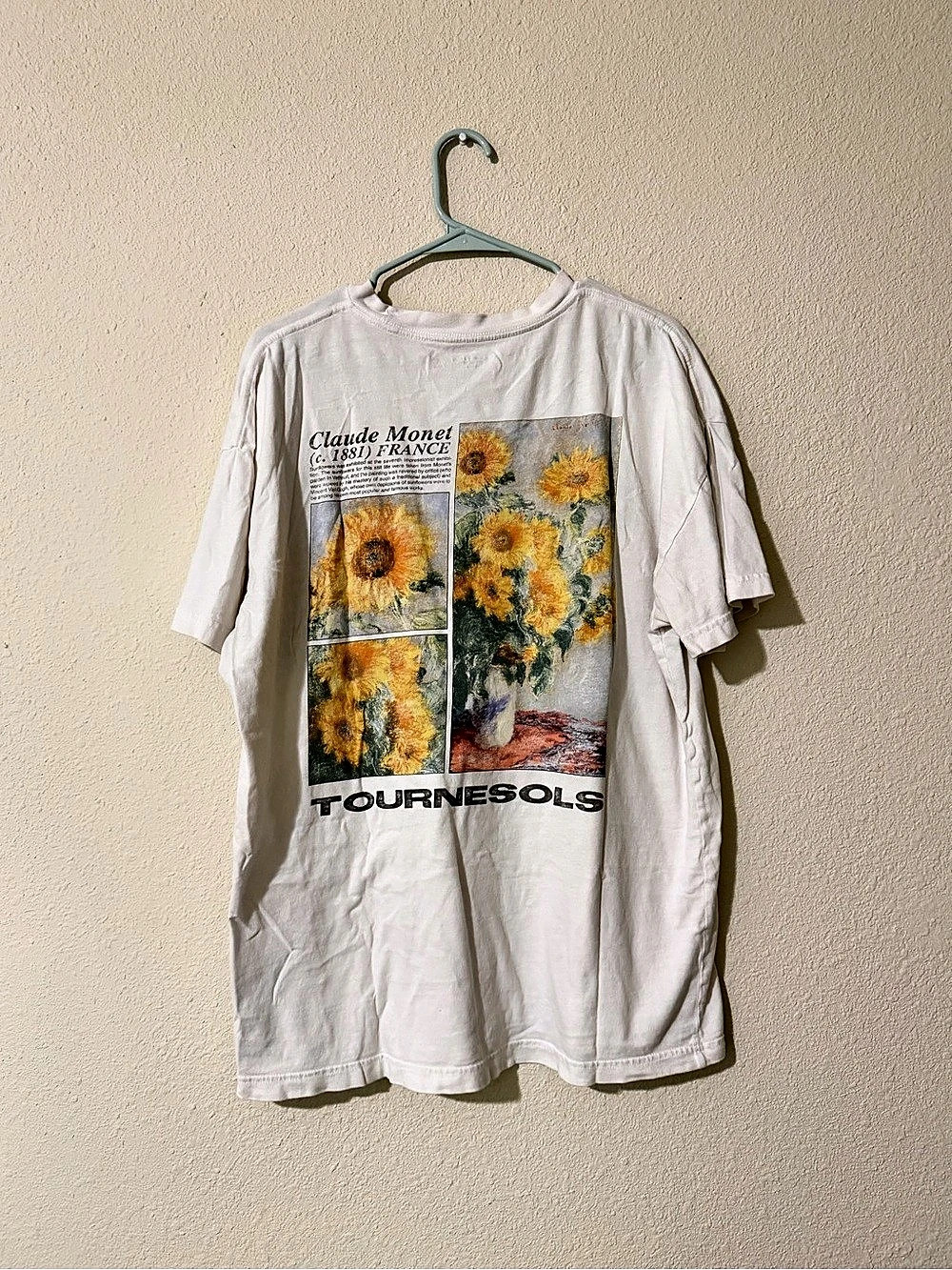 Tournesols Claude Monet Art Print Tee
